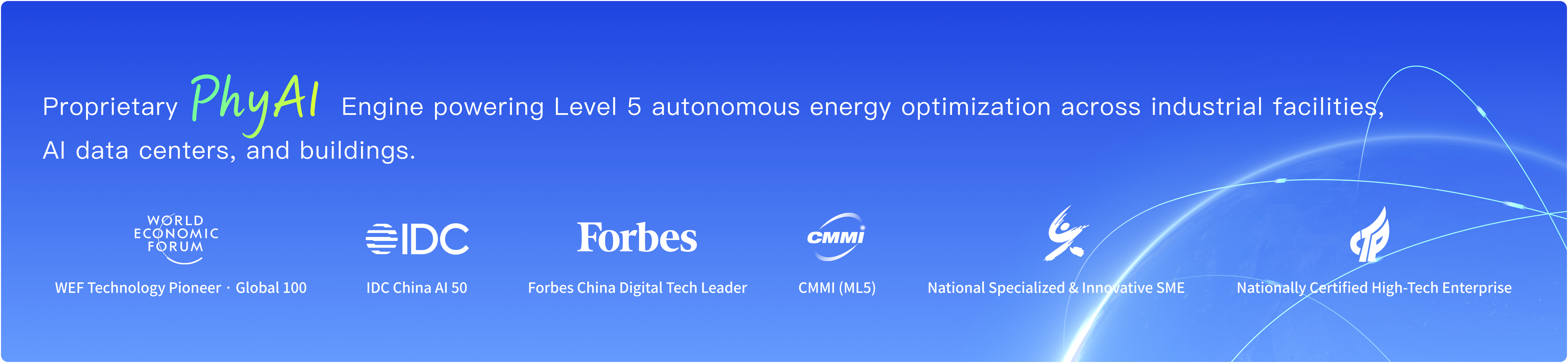 Proprietary PhyAI engine powering Level 5 autonomous energy optimization